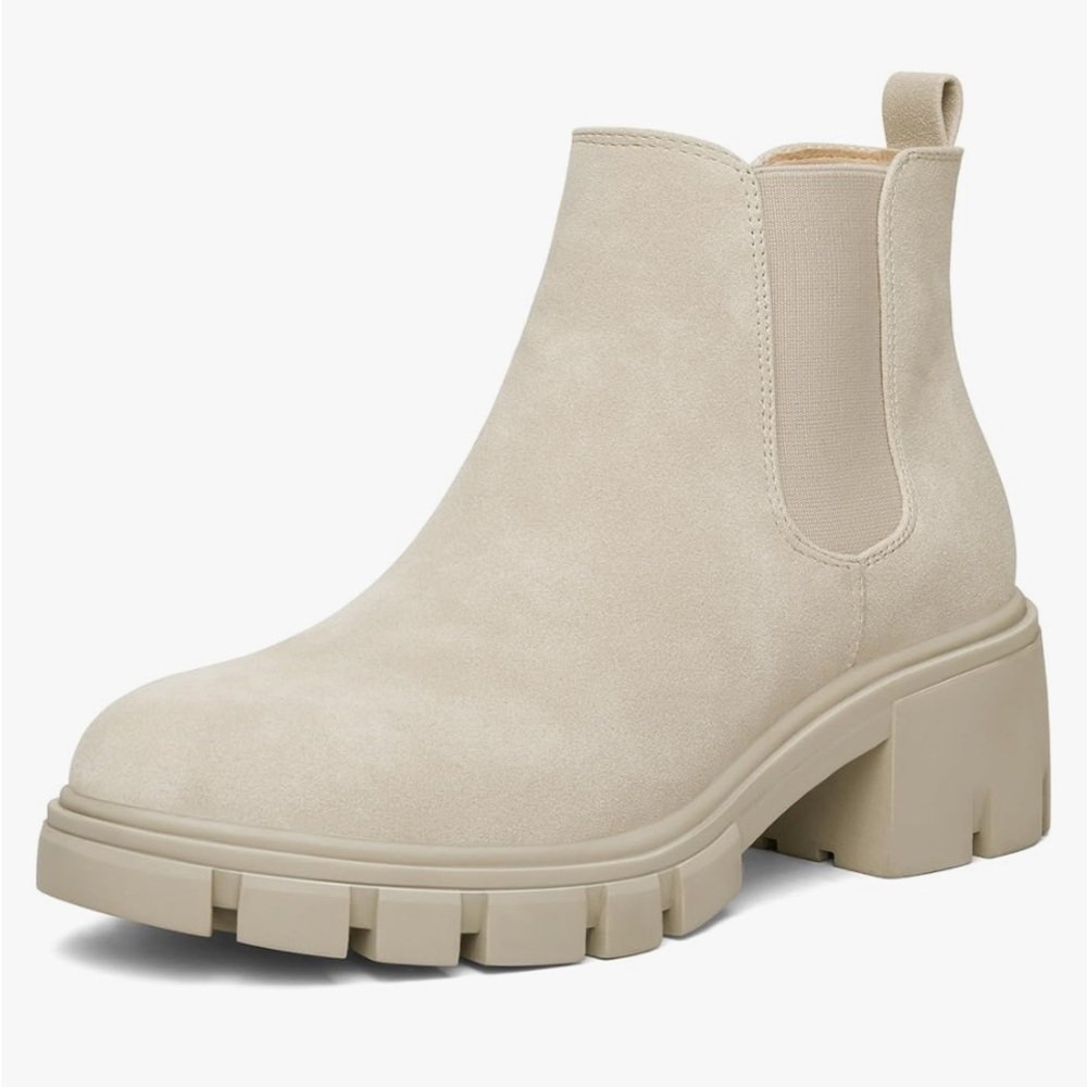 mysoft Women's Platform Chelsea Boots